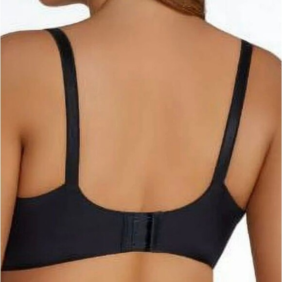 Olga No Side Effects Underwire Contour Bra GB0561A Rich Black Size 40DD New - Picture 3 of 7